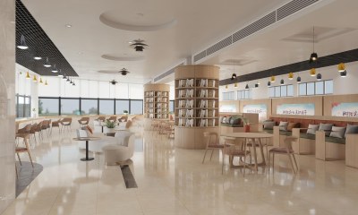 现代图书馆3D模型下载